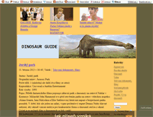 Tablet Screenshot of dinosaurguide.blog.cz