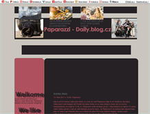 Tablet Screenshot of paparazzi-daily.blog.cz