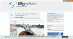 Desktop Screenshot of holgypilota.blog.hu