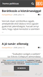 Mobile Screenshot of homopoliticus.blog.hu