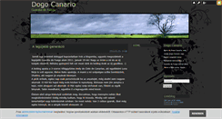 Desktop Screenshot of dogocanario.blog.hu