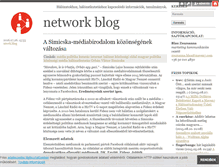 Tablet Screenshot of network.blog.hu