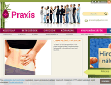 Tablet Screenshot of praxis.blog.hu