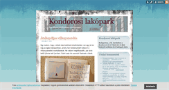 Desktop Screenshot of kondorosi.blog.hu