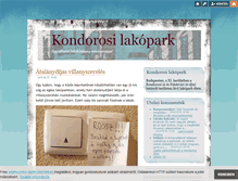 Tablet Screenshot of kondorosi.blog.hu
