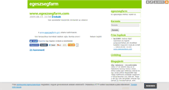 Desktop Screenshot of egeszsegfarm.blog.hu