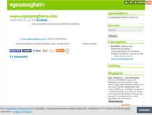 Tablet Screenshot of egeszsegfarm.blog.hu