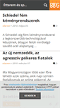 Mobile Screenshot of etterem-sport.blog.hu