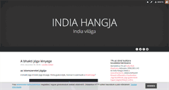 Desktop Screenshot of indiahangja.blog.hu