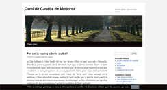 Desktop Screenshot of camidecavalls.blog.cat