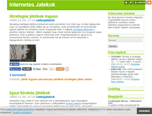 Tablet Screenshot of ingyenesjatekok.blog.hu