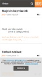 Mobile Screenshot of fintor.blog.hu