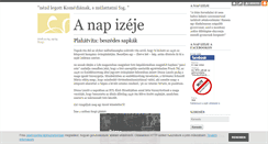 Desktop Screenshot of napizeje.blog.hu