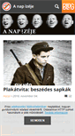 Mobile Screenshot of napizeje.blog.hu