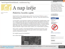 Tablet Screenshot of napizeje.blog.hu