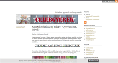 Desktop Screenshot of celebgyerek.blog.hu