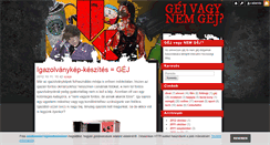Desktop Screenshot of gayvagynemgay.blog.hu