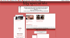 Desktop Screenshot of my-speciallife.blog.cz