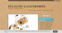 Desktop Screenshot of gasztrohos.blog.hu