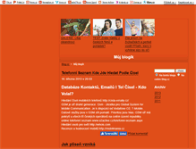 Tablet Screenshot of honzik-web.blog.cz
