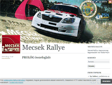 Tablet Screenshot of mecsekrallye.blog.hu