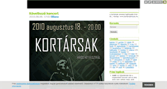 Desktop Screenshot of kortarsak.blog.hu