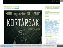 Tablet Screenshot of kortarsak.blog.hu