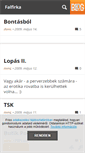 Mobile Screenshot of falfirka.blog.hu