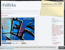 Tablet Screenshot of falfirka.blog.hu