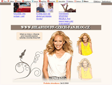 Tablet Screenshot of hilaryduff-czech-fan.blog.cz