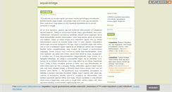 Desktop Screenshot of equal-bridge.blog.hu