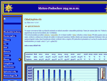 Tablet Screenshot of meteo-padochov.blog.cz