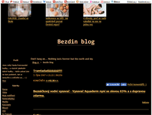 Tablet Screenshot of bezda.blog.cz