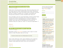 Tablet Screenshot of mikro.blog.hu