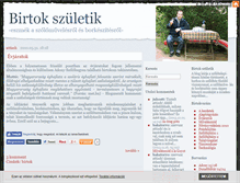 Tablet Screenshot of birtokszuletik.blog.hu