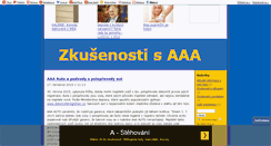 Desktop Screenshot of aaaautopraktiky.blog.cz