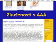 Tablet Screenshot of aaaautopraktiky.blog.cz