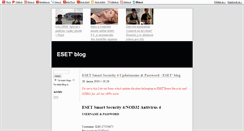 Desktop Screenshot of my-eset.blog.cz