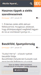 Mobile Screenshot of akciosnyaralasok.blog.hu
