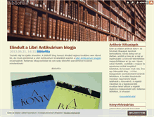 Tablet Screenshot of bibliofilia.blog.hu