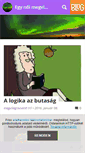 Mobile Screenshot of megvilagosodott.blog.hu