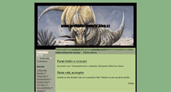 Desktop Screenshot of prehistoricworld.blog.cz