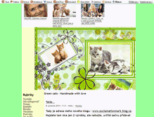 Tablet Screenshot of green-cats.blog.cz