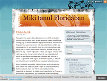 Tablet Screenshot of mikiflorida.blog.hu