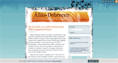Desktop Screenshot of allas-debrecen.blog.hu