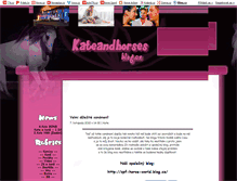 Tablet Screenshot of kateandhorses.blog.cz