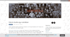 Desktop Screenshot of nepiskola.blog.hu
