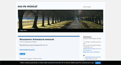 Desktop Screenshot of esoesmusica.blog.cat