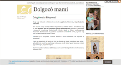 Desktop Screenshot of dolgozomami.blog.hu