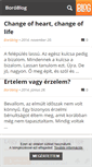 Mobile Screenshot of boro.blog.hu